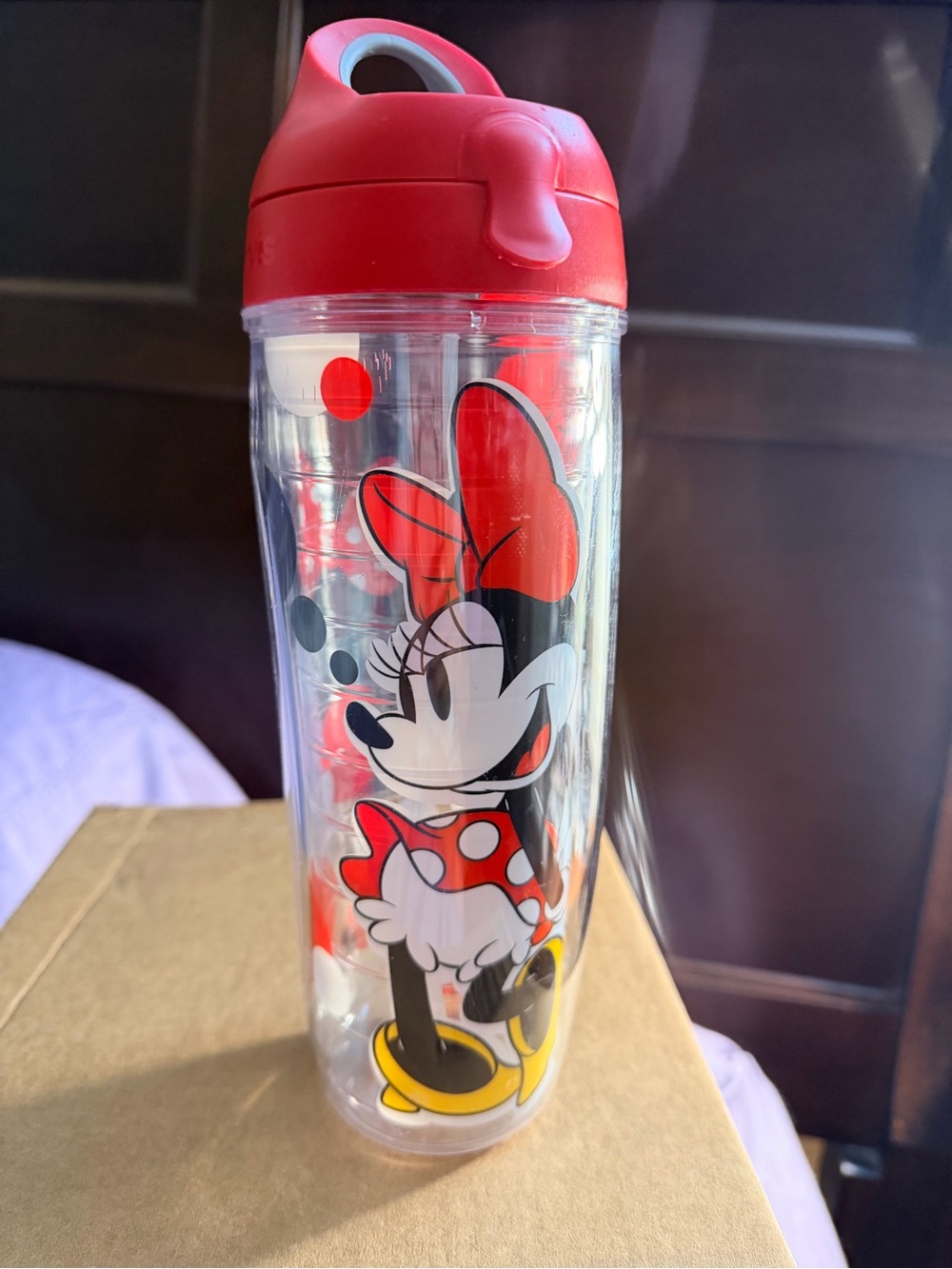 tervis Minnie Mouse Red and Black Travel Tumbler